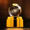 Luz Noturna de Planeta com Bola de Cristal Giratória Enfeites Criativos para Mesa Artesanato Feng Shui Presentes para Professores Novos Produtos Transfronteiriços