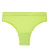 Tanga deportiva de talla grande para niñas europeas y americanas, sin costuras, sexy, elástica, sin costuras, de color sólido, cómoda, de cintura baja.