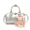 Bolso de boliche de mano de moda para mujer, nuevo modelo 2026, bolso simple de un solo hombro plisado, bolso cruzado de nicho moderno, bolso de trabajo