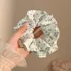 Diadema de Encaje Coreana, Cuerda para el Cabello Grande de Gama Alta, Cuerda para el Cabello de Mujer Primavera y Verano, Banda de Goma de Alta Elasticidad y Duradera, Accesorios para el Cabello