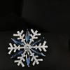 Broche de Copo de Nieve Navideño, Nicho Elegante, Ramillete Elegante de Pedrería, Botón para Bufanda de Seda, Accesorios para Ropa, Pin Elegante al por Mayor