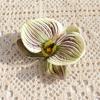 Cabeza de Flor Phalaenopsis Eva Cotton Impresa en 3D (Grande) Flor Artificial Accesorio de Regalo Accesorio para el Cabello Decoración de Ropa Exquisita Decoración de Boda