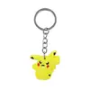 Atacado do fabricante de pingentes de Pokemon, chaveiros de borracha macia em PVC para bolsas, chaveiros de carro da moda para DIY