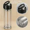 Taza de Té de Regalo con Logo Impreso, Regalo Souvenir, Taza de Agua de Vidrio de Borosilicato Alto Resistente a Altas Temperaturas, Taza Publicitaria, Taza de Vidrio de Doble Pared