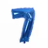 Globos de Aluminio con Números Azul Oscuro Mediano de 28 Pulgadas 0-9 Globos de Número de Aluminio para Decoración de Aniversario y Cumpleaños Venta al por Mayor