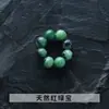 Nuevo colgante de cuenta redonda de cuarzo rutilado dorado natural estilo chino accesorios para pulsera creativa DIY al por mayor
