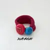 Gomas para el pelo estilo Dongdaemun Coreano, Cuerdas de caramelo de colores para el pelo para mujer, Diademas que no dañan el pelo, Accesorios para el pelo