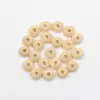 Cuentas sueltas hechas a mano color madera de registro de madera de loto cuentas de ábaco cuentas de platillo volante de madera cuentas de diamante accesorios para joyería diy venta al por mayor