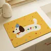 Alfombrilla Drenante de Dibujos Animados Más Vendida para Tazones y Palillos, Absorbente de Agua, No Lavable, Alfombrilla Resistente al Calor, Mantel Resistente al Desgaste, Posavasos Absorbente para Encimera de Cocina al por Mayor