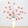 Linterna de Fruta de Árbol Artificial Lannatree Ramas de Fruta Estilo Wabi-Sabi para Paisajismo Artístico, Decoración del Hogar, Flores Artificiales, Ramos de Flores Secas, Accesorios de Fotografía