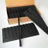 Tiras para encuadernación de 10 agujeros en negro, blanco, azul, transparente y multicolor, tiras de borde de 3 mm a 35 mm, clips de encuadernación de plástico, directamente del fabricante