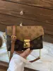 Bolsa Transversal Lujia 2026 Primavera Novo Padrão Vintage com Design de Envelope de Alta Moda, Bolsa de Ombro com Corrente para Mulheres, Luxo Leve