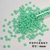4 mm barniz para hornear super excelente color dona cadena colgante para teléfono móvil con cuentas cuentas de arroz de vidrio decorativas uniformes DIY