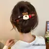 Presilha de Cabelo de Pato com Laço de Verão para Mulheres, Novo Estilo 2026 Presilha de Garra Grande para Cabelos Grossos, Acessório de Cabelo