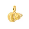 Plata de Ley 925 OEM Nuevo Estilo Chino Colgante de Calabaza Trenzado en Oro Cepillado Cierre Universal para Mujer Retro Lujo Ligero Nicho Personalizado