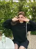 Al* Sudadera de Cuello Redondo 26 Estilo Nuevo para Parejas, Top Deportivo Versátil Clásico de Color Sólido a la Moda, Sudadera Unisex para Viajar