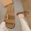 Chanclas tejidas retro de suela blanda para mujer 2026 Verano Nuevo estilo Sandalias de playa casuales versátiles de suela gruesa