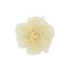 Nova flor de organza com borda queimada faça você mesmo cabeça de noiva flor de pulso corsage acessórios roupas sapatos chapéu acessórios flor