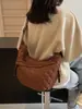Bolsa de Tela de Nylon para Mujer 2025 Nueva Versátil Clásica Bolso Tote Acolchado Casual Gran Capacidad Bolso de Hombro Único Cruzado