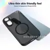 Funda magnética negra adecuada para Xiaomi POCO C85x C71 C61 4G 5G, cubierta protectora mate anticaídas