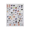 Pegatinas para Uñas Europeas y Americanas Halloween Repujadas Transfronterizas Fantasma Calabaza Patrón Pequeño Pegatinas para Uñas Infantiles Modelo Sl