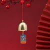 Gato de la suerte festivo de Navidad Decoraciones colgantes de puerta de Navidad Accesorios colgantes de puerta Campanilla de viento DIY Materiales para joyería pequeña Venta al por mayor