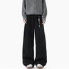 Pantalones de Lana Holgados de Calle Curvos con Cielo Estrellado de Otoño e Invierno para Hombre, Tendencia Estilo Xiuhe, Pantalones Largos Versátiles Casuales de Pierna Ancha Recta para Pareja