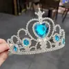 Em Estoque Fornecimento Direto Acessórios de Cabelo Infantis Conjunto Coroa Varinha Mágica Acessórios de Tiara para Meninas Princesa Elsa Meninas Atacado