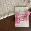 Nuevo Clip de Pelo para Niñas con Malla de Pedrería Dulce, Lazo, Clip Lateral, Clip para Flequillo