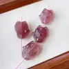 Jingyao rojo rubor fresa Jingmeng Fox colgante cristal rosa colgante diy pulsera pequeño deslizamiento joyería de moda