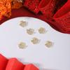 Accesorios para Uñas Zirconio Año Nuevo Zodiaco Personaje de la Fortuna Moneda Borla Colgante Estilo Chino Metal Uñas Pedrería