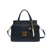 Bolsa Satchel Retrô para o Dia a Dia de Mulheres 2025 Outono e Inverno Nova Moda Bolsa Kelly de Alto Padrão Bolsa Platina de Grande Capacidade