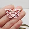 Nuevo Colgante Mariposa Hueca de Acrílico Pasador Estilo Antiguo DIY Accesorios para el Cabello Colgante para Pendientes Accesorios para Joyería DIY Venta al por Mayor