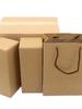 Caja de Cartón Ligera Media Sin Palabras Papel Kraft Embalaje para Vino Juego Completo de Caja de Cartón Rígido Especial Juego Completo Personalizado de Bolsa de Cartón Kraft para Vino