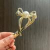 Nuevo Clip de Perlas para Agarrar Cabello Trasero Horquilla para el Cabello para Mujer Cyber Celebridad Clip de Tiburón Elegante Clip para Agarrar Cabello Clip para el Cabello Tocado