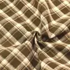 Ventas Directas de Fábrica, Stock Listo, Tela de Cuadros Jacquard, Tela de Rayas Jacquard, Tela Decorativa para Ropa Infantil y Pantalones