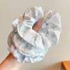 Goma para el pelo tipo scrunchie oversized de estilo coreano con múltiples capas, liga para el pelo de estilo perezoso, cuerda para coleta, accesorio para el pelo de alta gama