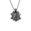 Collar de serpiente de moda transfronteriza para hombre, estilo hip-hop, tallado en Europa y América, antiguo collar de acero de titanio, collar de moda para hombre, venta directa de fábrica