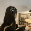 Dongdaemun Nuevo Estilo ~ Pinza para el Cabello de Perla con Flor Grande para Mujer Clip para Flequillo Parte Trasera Accesorios para el Cabello Niñas Clip Lateral Clip Superior