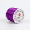 Corda elástica para miçangas, fio plano para enfiar contas, cordão para artesanato para pérolas e contas de cristal, cordão para pulseira