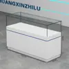 Vitrine de vidro personalizada para shopping center Rack de exposição de joias Vitrine de exposição de modelos de produtos Balcão de exposição de figuras Exposição de relíquias culturais