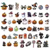 Adesivos de Decoração para Festa de Halloween com 50 Peças, Etiquetas de Presente para o Festival Fantasma, Adesivos de Vedação, Adesivos de Fantasma e Abóbora