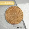 Tapete de isolamento térmico de vime, tapete doméstico anti-escaldante para panelas, tapete para tigelas, tapete para mesa de jantar resistente a altas temperaturas, tapete para pratos, suporte para bule de chá