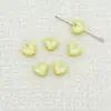 Aleación Aceite Gotas Cuentas de Amor Agujero Pasante Color de Contraste Cuentas de Amor DIY Accesorios para Joyería Hecha a Mano Colgante de Bolsa Material para Pulsera
