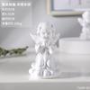 Americano menina anjo estátua resina decoração desktop mini decoração suprimentos de casamento casal boneca decoração atacado