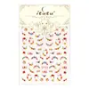 Pegatina de arte para uñas con flor seca de simulación francesa flor silvestre pequeña micro relieve flor fresca flor flor pequeña calcomanía para uñas decoración