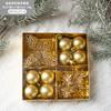 Colgante de árbol de Navidad, varios paquetes, ideal para regalar, decoración navideña en caja, bolas de colores, accesorios y decoraciones navideñas.