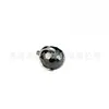 Bola de Discoteca de Aleación de Titanio F136 con Bombilla Pequeña de Tres Puntas G23 Aretes de Titanio para Lóbulo, Aretes para Cartílago de la Oreja, Piercing para la Lengua, Accesorios de Joyería para Piercings