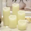 Nueva Vela Digital LED de Cinco Ondas Luz Falsa Vela de Boda Romántica Cumpleaños Propuesta Confesión para Buda Decoración Luz Guía