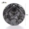 Pedra Biliar Preta Pingente Assimétrico Multiestilo Acessórios para Joias DIY Colar Pulseira Semi-Acabados Estilo Rocha Estiloso
